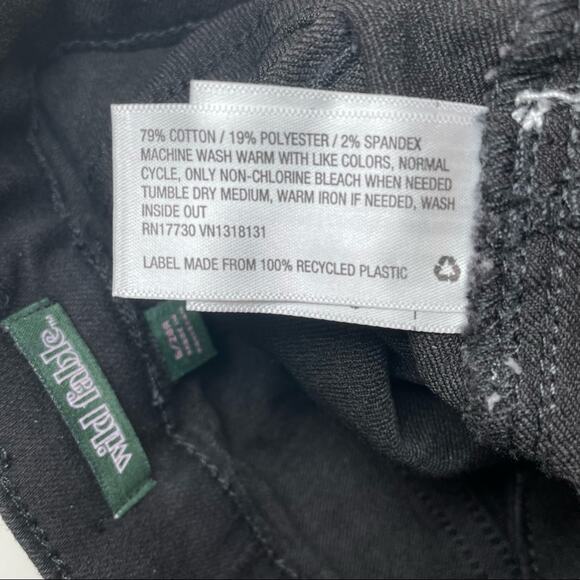 WILD FABLE 90S RETRO HIGH RISE DENIM JEAN SHORTS BLACK MEDIUM 6 / 28 - Picture 6 of 6